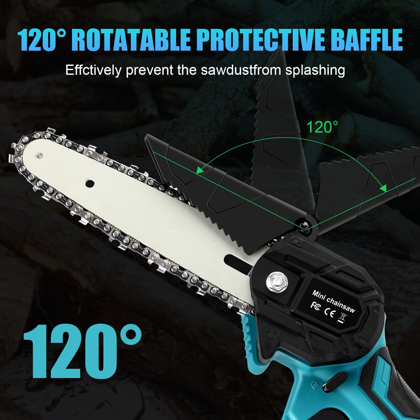 36V Cordless Mini Chainsaw – Powerful, Lightweight & Ready for Any Job