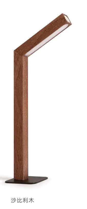 Sleek Wooden LED Night Lamp