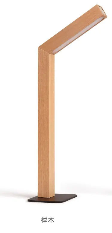 Sleek Wooden LED Night Lamp